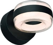 Applique esterno Nowodvorski Donut II LED 2x6W nero IP44