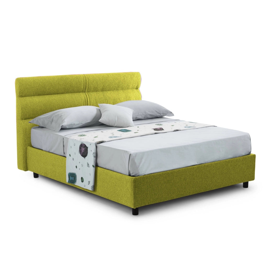 Adalpina, Letto Singolo Materasso Incluso Made in Italy, Verde