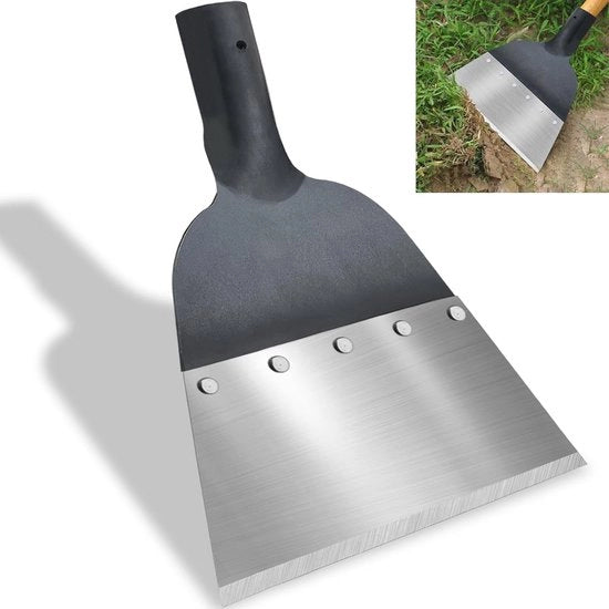 Spazzola multifunzione per giardini per la rimozione dell'erba infestante e la pulizia