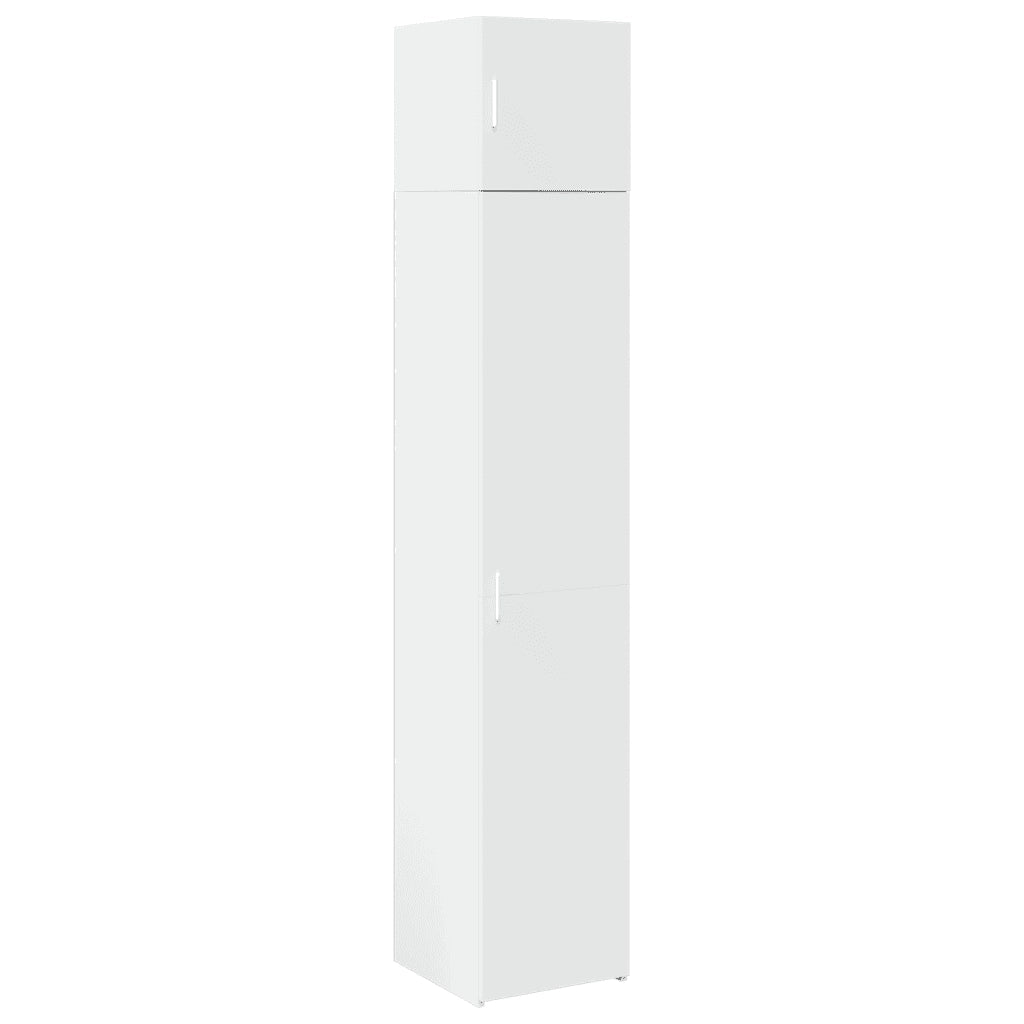 Mobile Sottile Bianco 40x42,5x225 cm in Truciolato CFW1408810