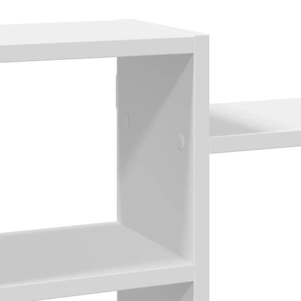 Scaffale a Parete Bianco 129x18x42 cm in Truciolato