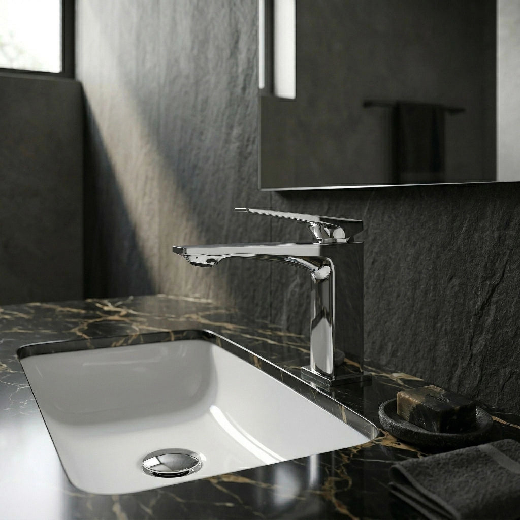 Rubinetto Da Lavabo Premium Rea Prime Chrome Low