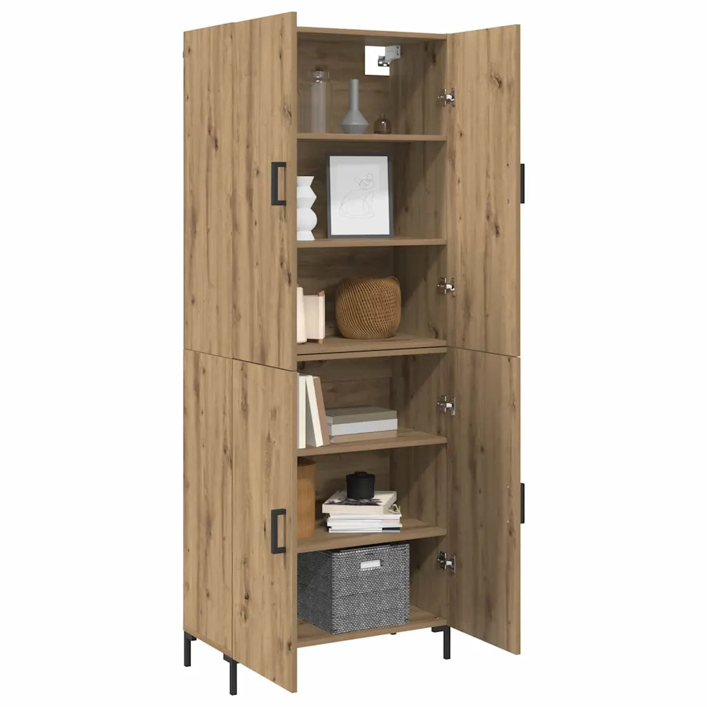 Credenza rovere artigianale 69,5 x 34 x 180 cm