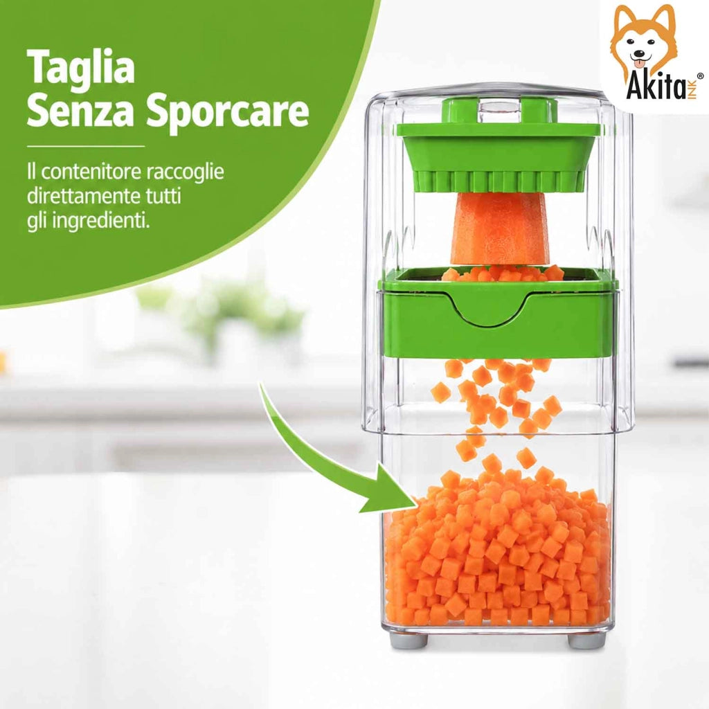 Akitaink Tagliaverdure Affettatrice Multiuso Manuale