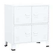 Armadio Classificatore Industriale Bianco 75x40x80 cm Acciaio CFW5584748