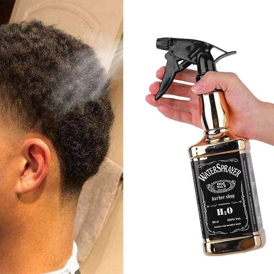Spruzzatore per Capelli - Strumento per Barbiere Whisky Squirt Mist - Attrezzatura per Capelli Professionale - Irrigatore per Giardino da 500ml.