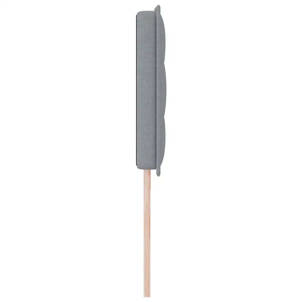 Testiera | Testata Grigio chiaro 200 cm Tessuto