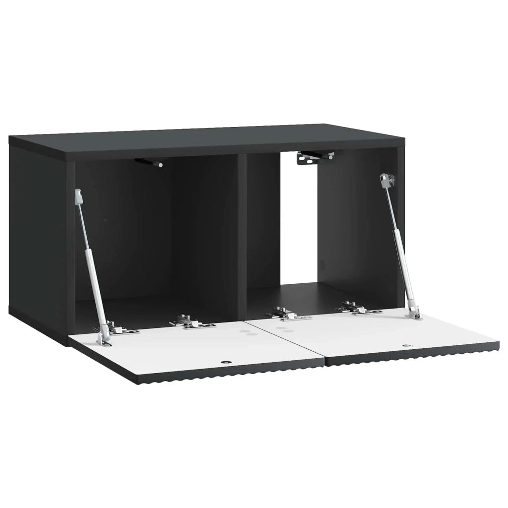 Mobile Porta TV da Muro Nero 59,5 x 31 x 30 cm 898536