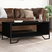 vidaXL Tavolino da Salotto Nero 100x51x40 cm in Legno Multistrato
