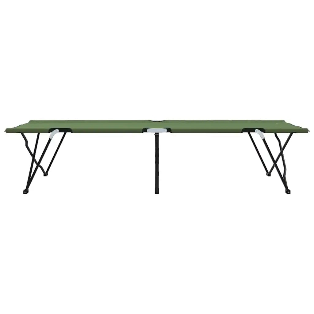 Letto da campeggio pieghevole 2 pz Verde 206 x 76 x 74 cm CFW8523476