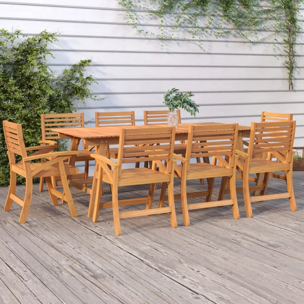 Tavolo da Giardino 200x90x75 cm Legno Massello di Acacia 363311