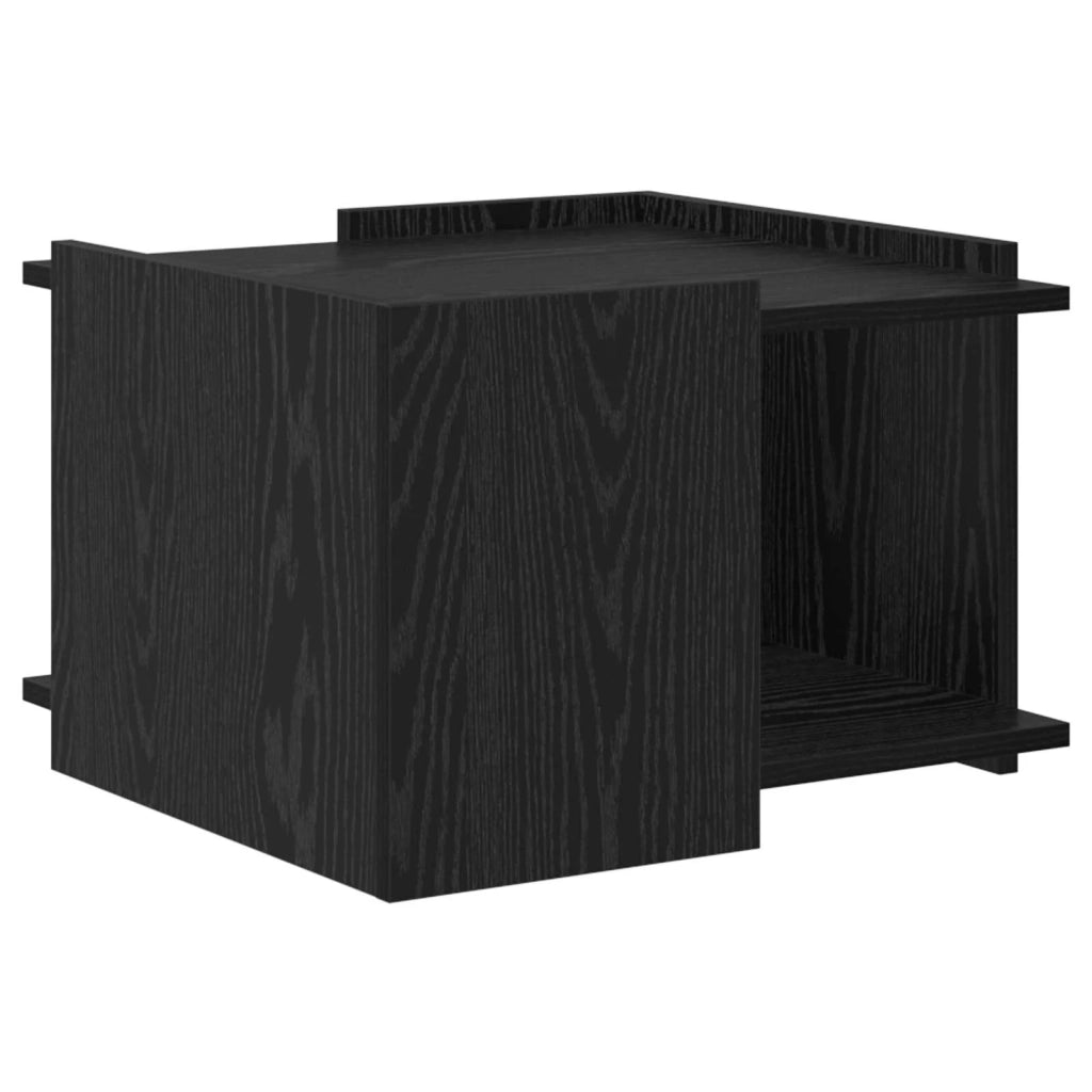 Tavolino da salotto Rovere Nero 50,5 x 50 x 33 cm