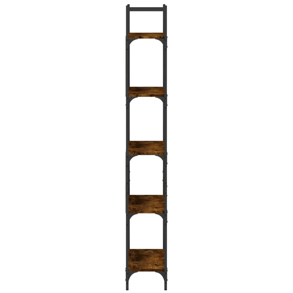 Libreria 5Ripiani Rovere Fumo 60,5x24x166,5cm Legno Multistrato 838865