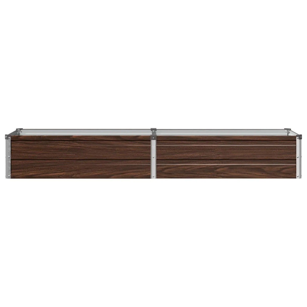 Letto rialzato da giardino Nero 160 x 40 x 24 cm 8006319