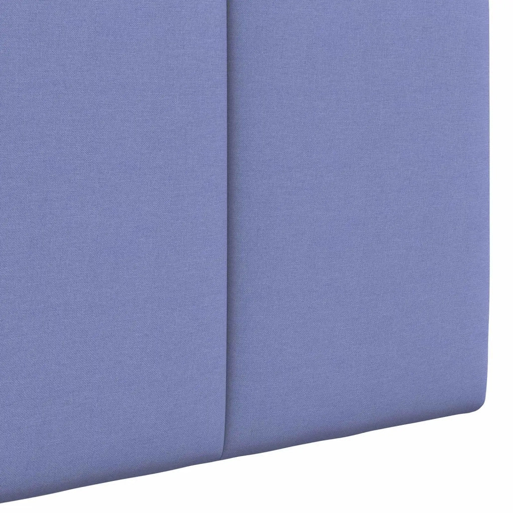 Testiera | Testata sospesa Con luce LED Blu jeans Tessuto