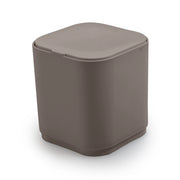Gettacarte 8 lt d'appoggio in plastica riciclata 6309 Gedy serie SEVENTY Tortora