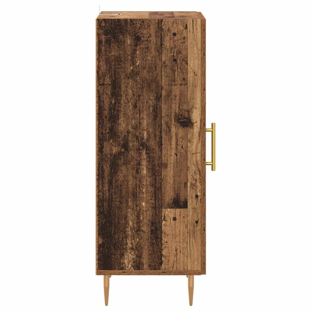 Credenza | Madia | Buffet da pranzo | Armadio da pranzo Legno vecchio 34 x 34,5 x 90 cm Legno multistrato
