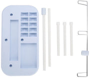 Accessori per cucito e ricamo - Regolabile - Otre per filo - Supporto per bobine - 3 Posizioni - Dimensioni 200x110x360 mm - Regolatore per filo