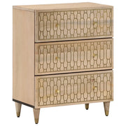 Credenza 60x33x75 cm in Legno Massello di Mangocod mxl 115871