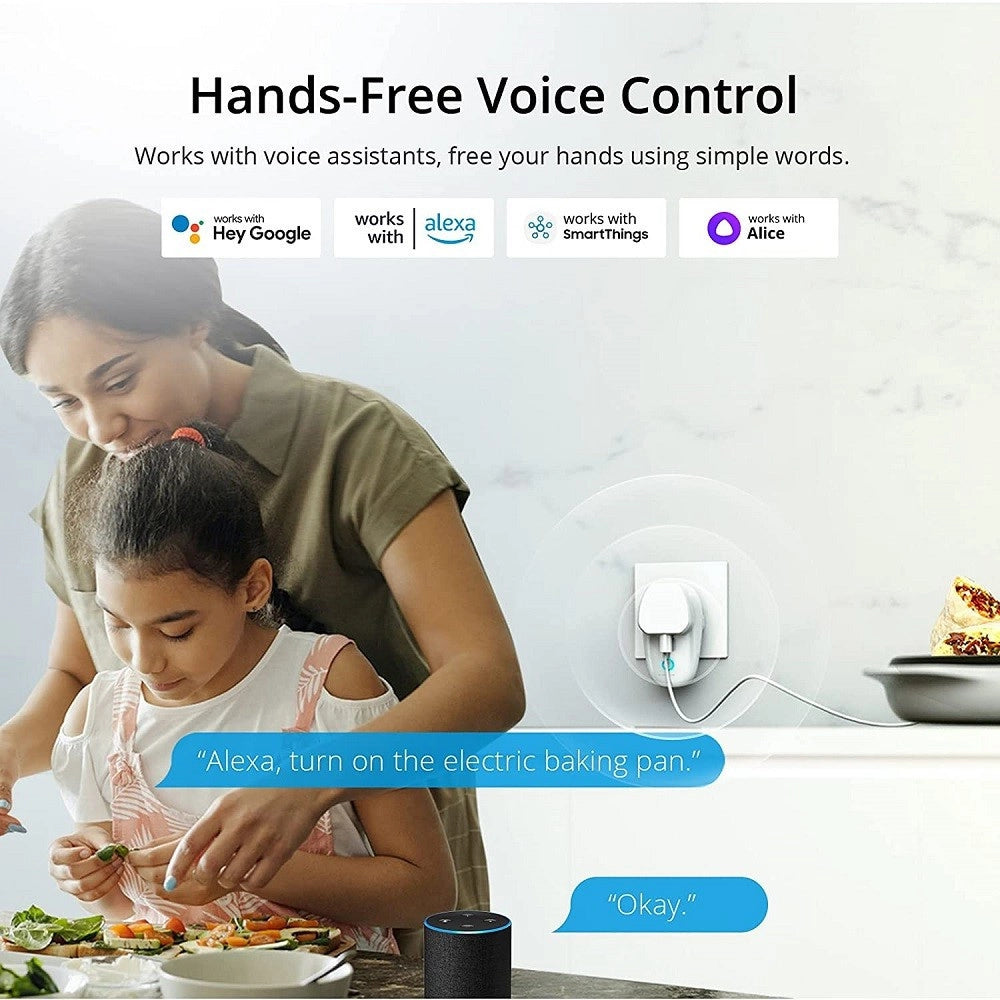 Trade Shop - Presa Elettrica Intelligente Smart Wireless Interruttore Alexa Sonoff S26r2tpl -