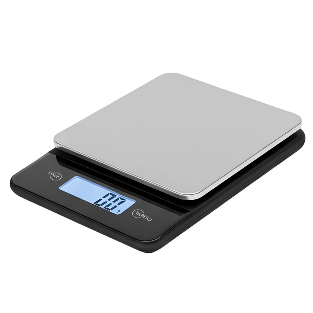 Bilancia da cucina elettronica 5 Kg con tara per ingredienti secchi o liquidi Nero / Argento Avizar