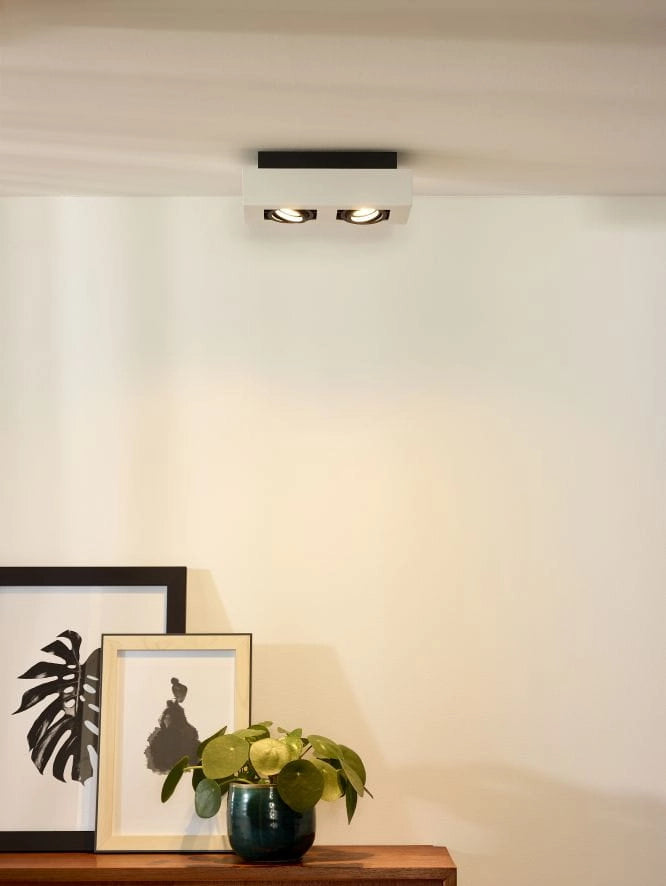 Faretto Lucide Xirax 2 luci bianco GU10 5W CCT 2200-3000K