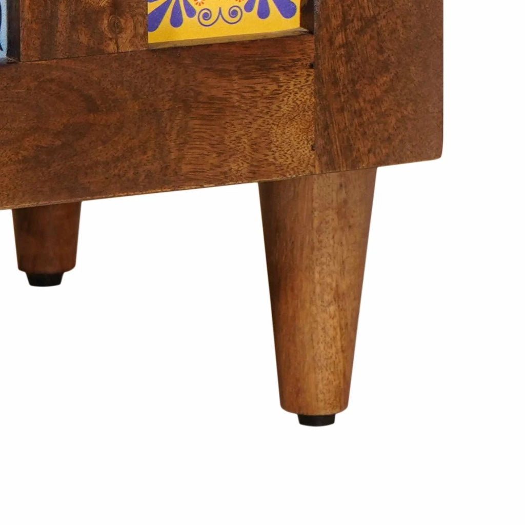 Credenza Noce 60 x 33 x 75 cm Legno di mango massello 4018226