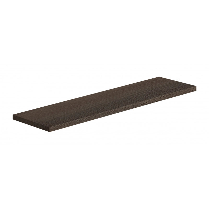 Mensola da Muro, Scaffale Legno, Mensola da Parete, Noce, 56x15,5x1,8 cm - Smart