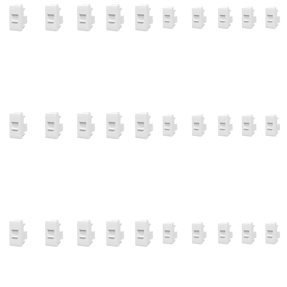 PRESA TELEFONICA COMPATIBILE SERIE BTICINO LIVING LIGHTING 30 PEZZI