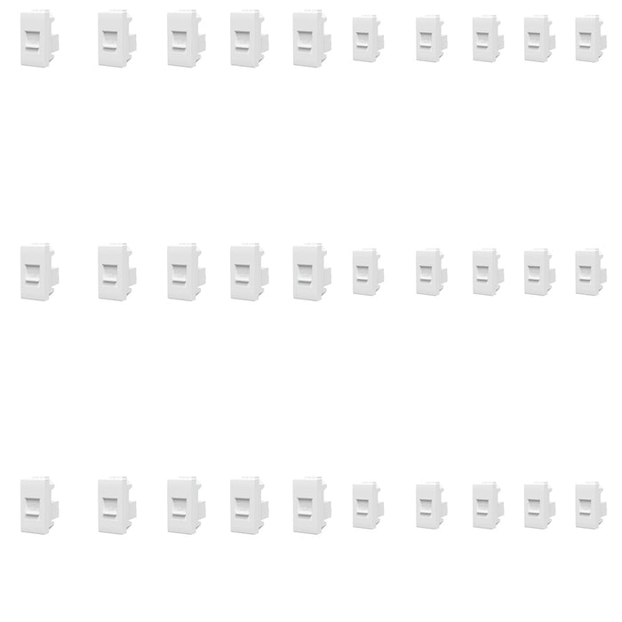 PRESA TELEFONICA COMPATIBILE SERIE BTICINO LIVING LIGHTING 30 PEZZI