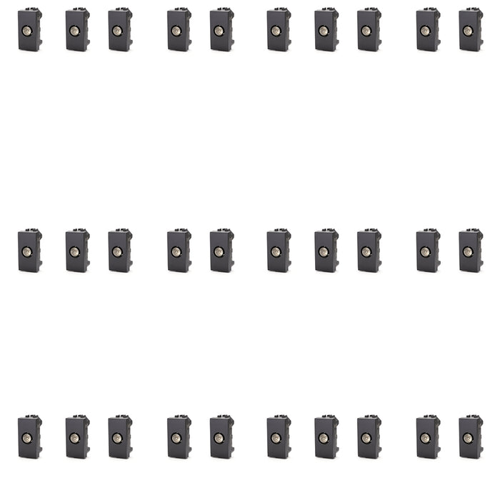 PRESA ANTENNA TV MASCHIO COMPATIBILE SERIE BTICINO LIVING LIGHTING 30 PEZZI