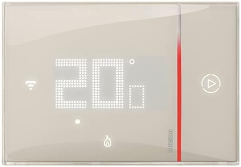 Bticino SXM8002R TERMOSTATO WIFI DIGITALE Smarther2 with Netatmo. Termostato da Incasso. Programmabile. Comando da App. Alexa e Google. Sabbia. Prodotto ricondizionato