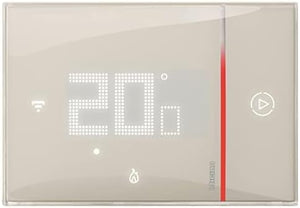 Bticino SXM8002R TERMOSTATO WIFI DIGITALE Smarther2 with Netatmo, Termostato da Incasso, Programmabile, Comando da App, Alexa e Google, Sabbia, Prodotto ricondizionato