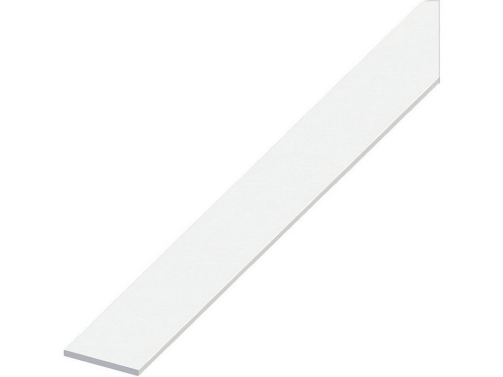 profilo barra piatta alluminio bianco mm. 20x2 mt. 2 cod:ferx.vit53646