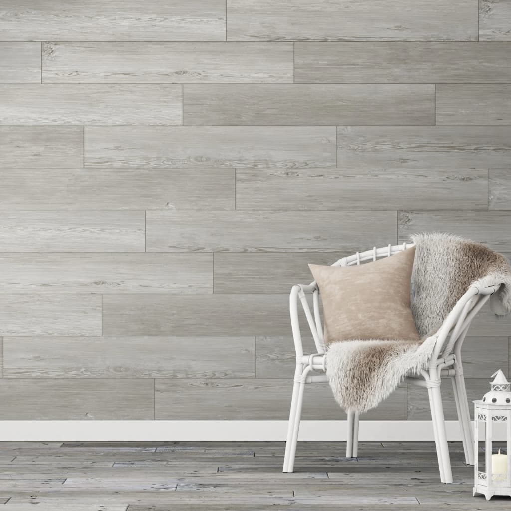 Grosfillex Piastrelle Muro Gx Wall+ 15 pz 15x90cm Rovere Grigio Chiarocod mxl 82488