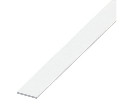 profilo barra piatta alluminio bianco mm. 30x2 mt. 2 cod:ferx.vit53648