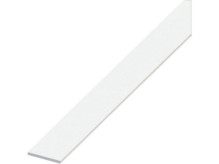 profilo barra piatta alluminio bianco mm. 25x2 mt. 2 cod:ferx.vit53647