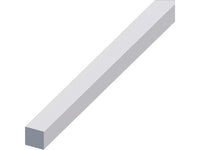profilo barra quadrata alluminio argento satinato mm. 10x10 mt. 1 cod:ferx.vit53617