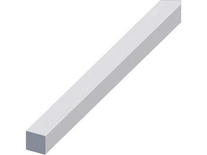 profilo barra quadrata alluminio argento satinato mm. 10x10 mt. 1 cod:ferx.vit53617