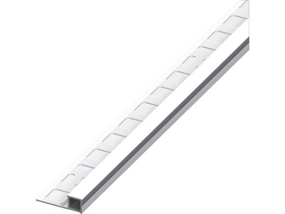 profilo quadrato chiuso jolly alluminio argento cromato mm. 10x2,5 mt. cod:ferx.vit53716