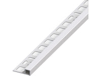 profilo quadrato chiuso jolly alluminio argento satinato mm. 10x2,5 mt. cod:ferx.vit53714