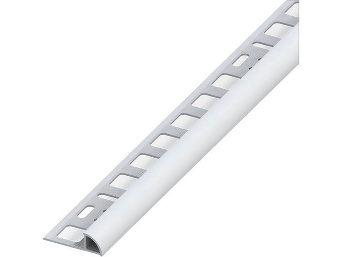 profilo ad angolo jolly pvc grigio  mm. 8x2,5 mt. cod:ferx.vit53710