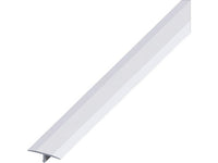 profilo di copertura giunti alluminio argento satinato mm. 14x2,5 mt. cod:ferx.vit53719