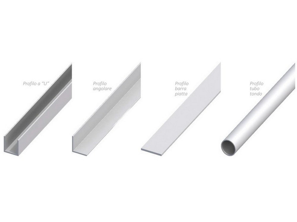 espositore profili alluminio satinato 210 pezzi cm. 200 cod:ferx.vit54591