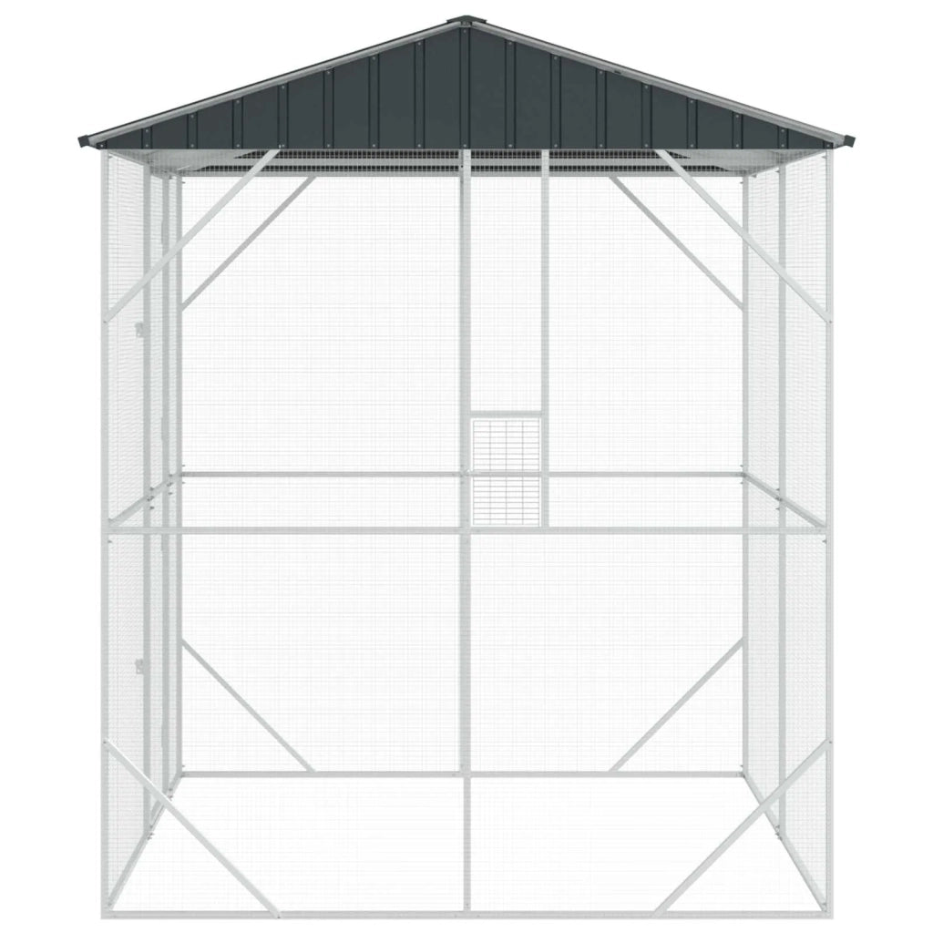 Gabbia per uccelli Antracite 215 x 208 x 247 cm Acciaio zincato 3325152