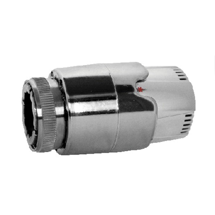 Kit termoarredo cromato: valvola piã¹ detentore piã¹ comando termostatico d1-2 pollice