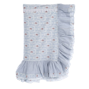 Copriletto Matrimoniale Boutis Azzurra Provenzale Shabby Chic Blanc Mariclò