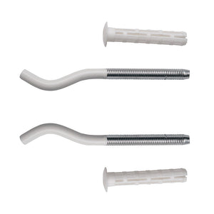 Mensola con tasselli per radiatori in ghisa dm 12 x 205 mm