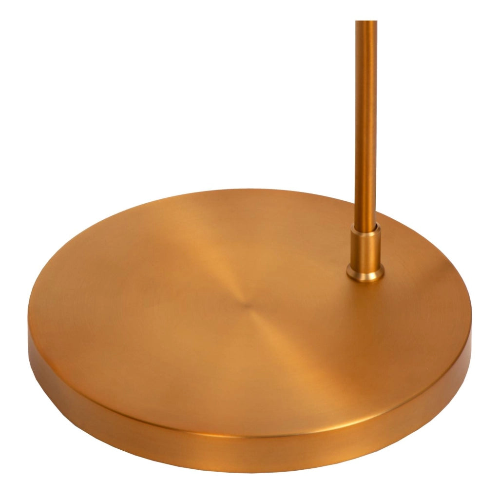 Lampada da terra ad arco CORINA 1xE27 nero/oro Lucide