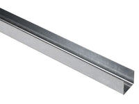 guida per pareti cartongesso  mm. 35x50x35 - mt. 3 cod:ferx.vit49747